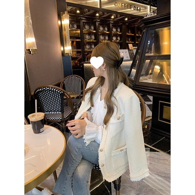 Good Girl K-pop Cropped Coat Manga Larga