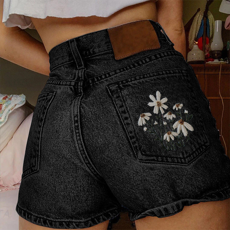 Aesthetic Good Girl Artistic Vintage Shorts Cintura Alta