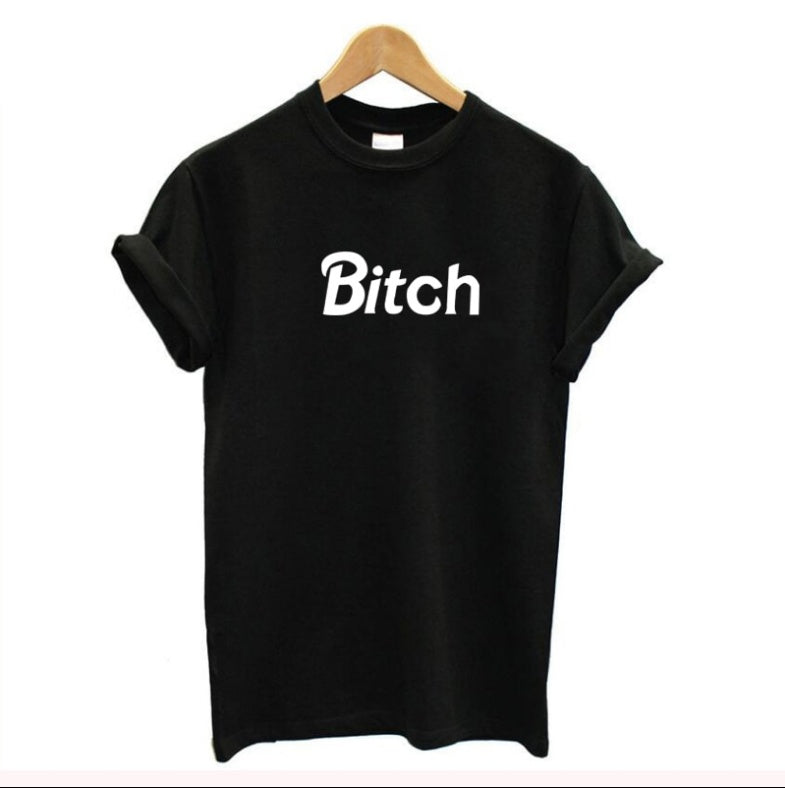 Bad Girl B Word Blusa Manga Corta