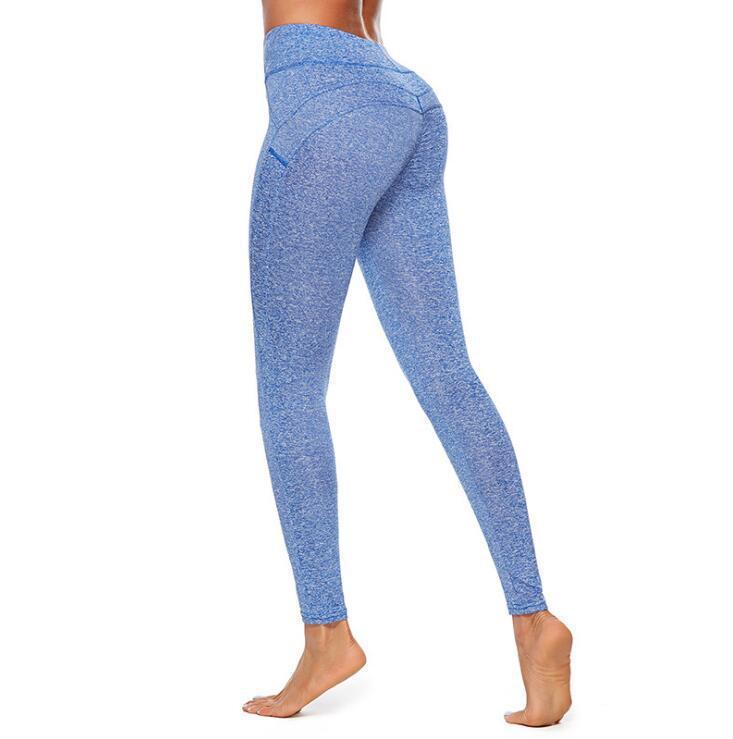Sport Legging Solid Cintura Efecto Faja Y Realce De Silueta