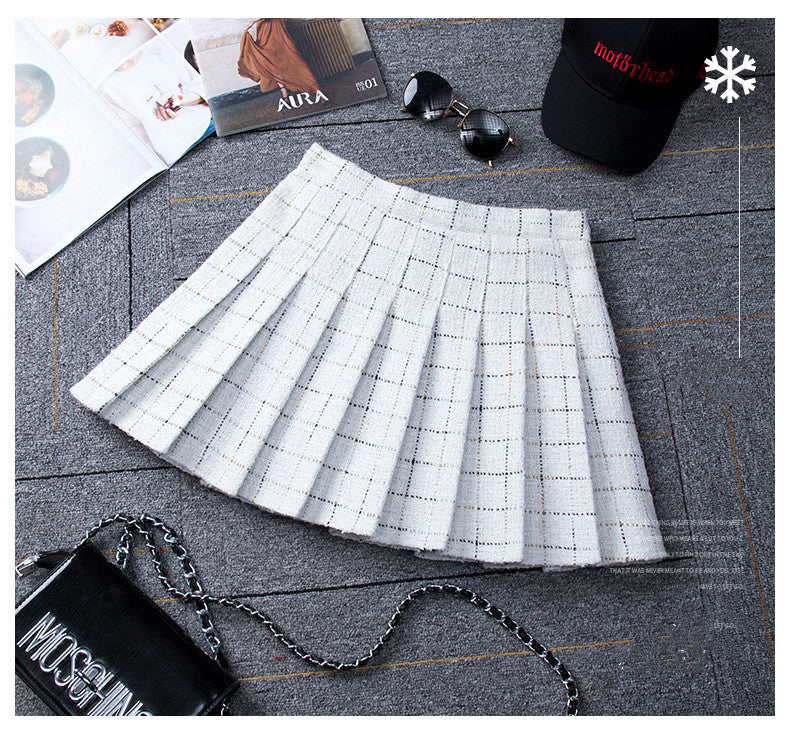 Good Girl College Slim Plaid Falda A Cuadros