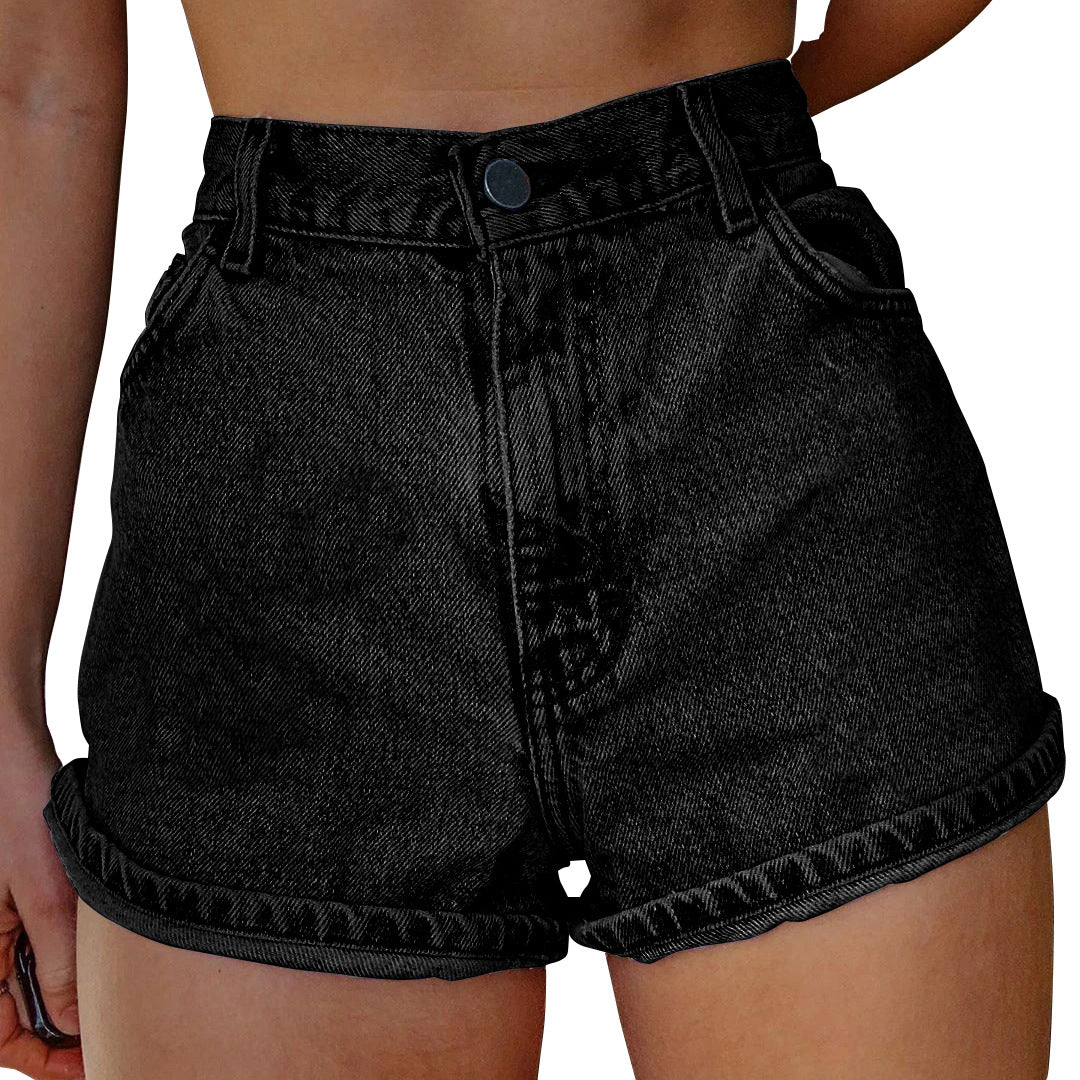 Aesthetic Good Girl Artistic Vintage Shorts Cintura Alta