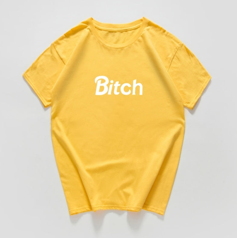 Bad Girl B Word Blusa Manga Corta