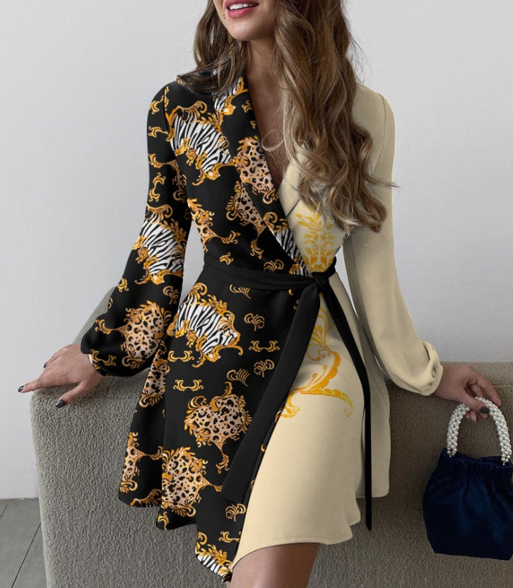 Princess Presence Waist Tie Vestido Con Lazo A La Cintura