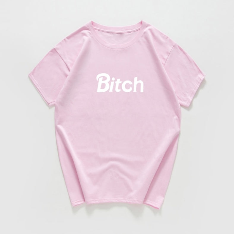 Bad Girl B Word Blusa Manga Corta