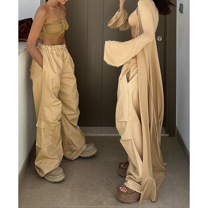 Drama Queen Scandal Pantalón Corte Ancho Cintura Elástica