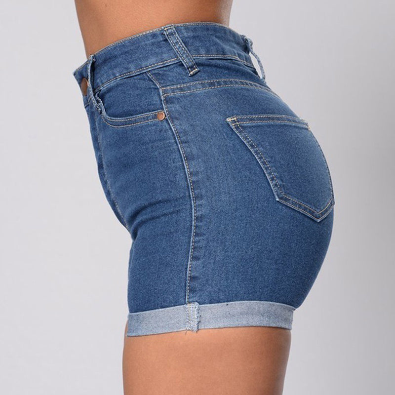 Cowgirl Curves Up Short Cintura Alta Con Doblez
