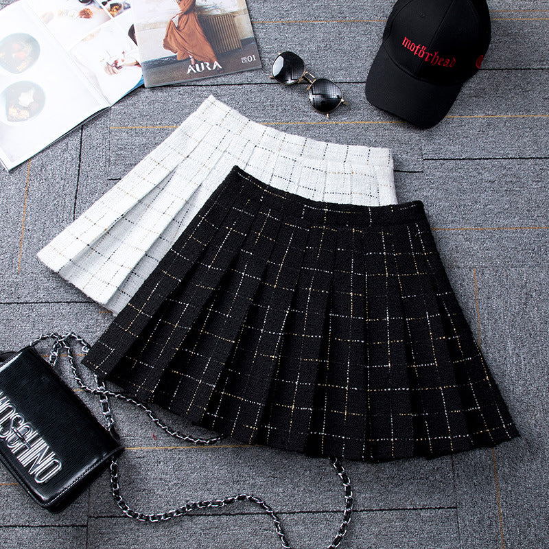 Good Girl College Slim Plaid Falda A Cuadros