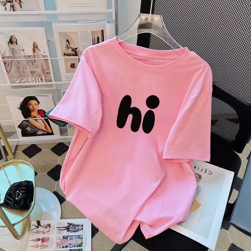 Aesthetic Relaxed Minimalist Short-Sleeve Blusa