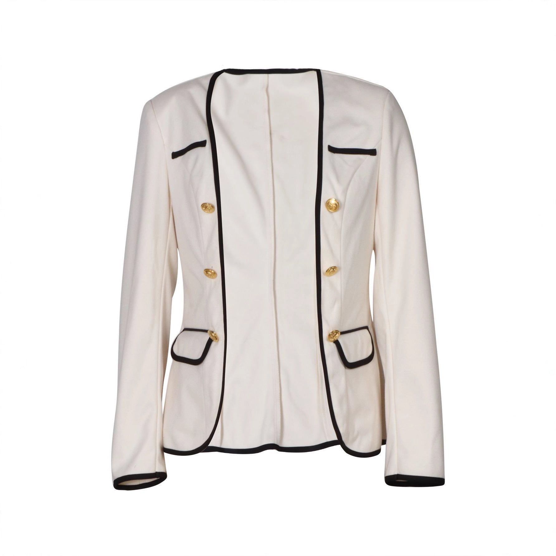 Boss Lady Patchwork Long-Sleeve Saco Con Contraste