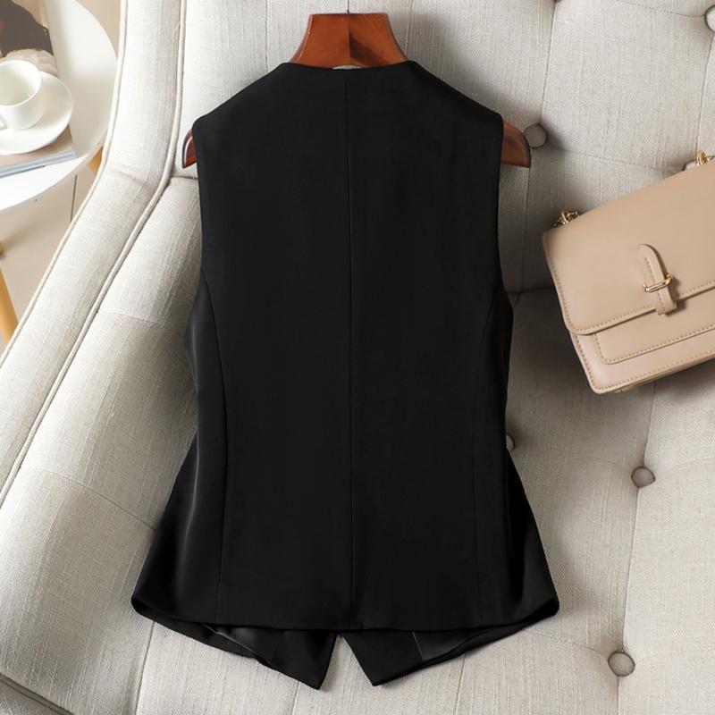 Boss Lady Basics Slim V-neck Chaleco