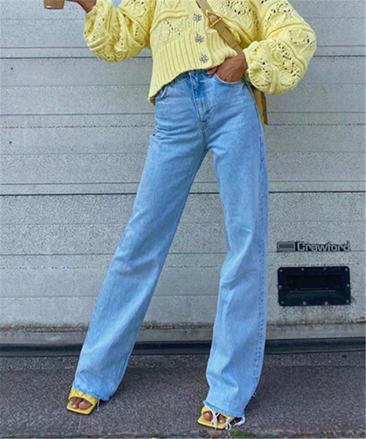 Cowgirl Basics Denim Jeans Pantalón Cintura Alta