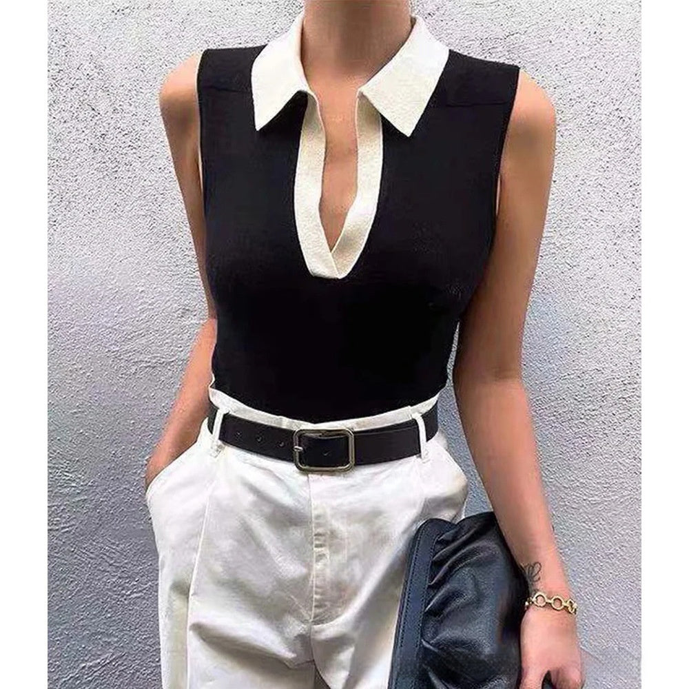 Boss Lady Round Neck Pullover Sin Mangas