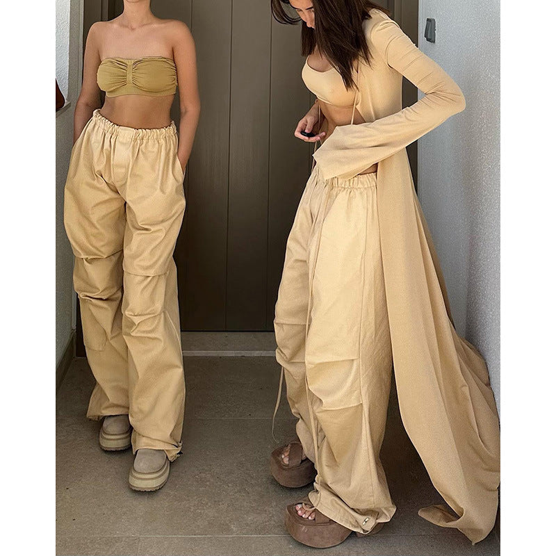 Drama Queen Scandal Pantalón Corte Ancho Cintura Elástica